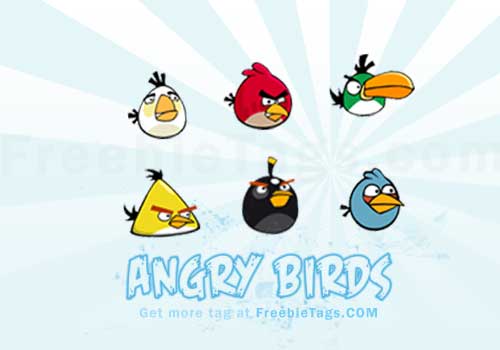 Angry birds tags