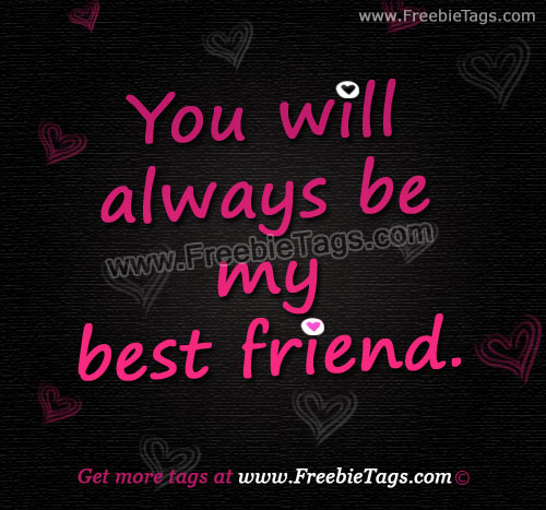 Best friend tag