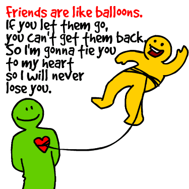 Tag your friends with friends are like balloons so I'm gonna tie you to my heart and never lose you facebook tag