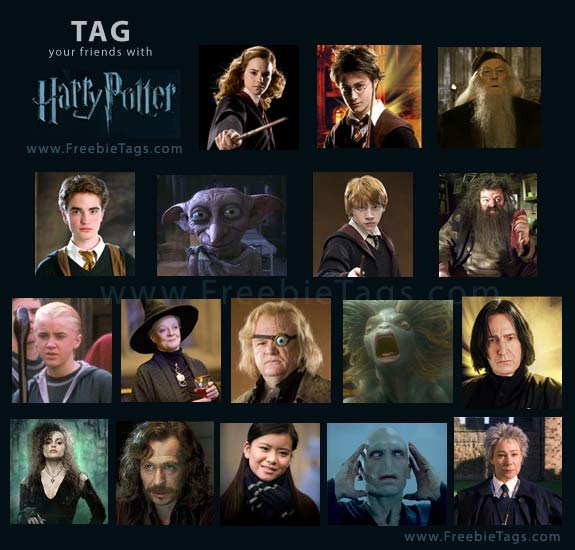 Tag your facebook friends with harry potter tagging picture