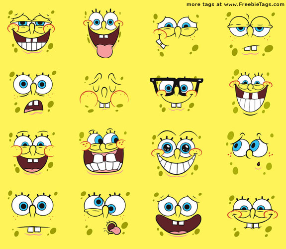 Tag my friends with SpongeBob smiley faces pictures