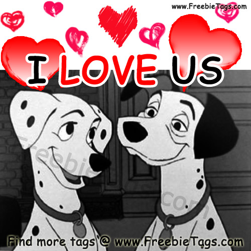 Tag my friends with I love us Facebook tag picture